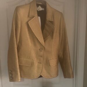 SantLaurent Gold Women's Blazer